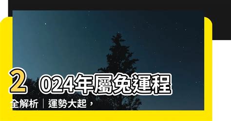 兔年運程 2024|【2024 屬兔運程】免驚！2024年屬兔運勢全攻略 逆轉。